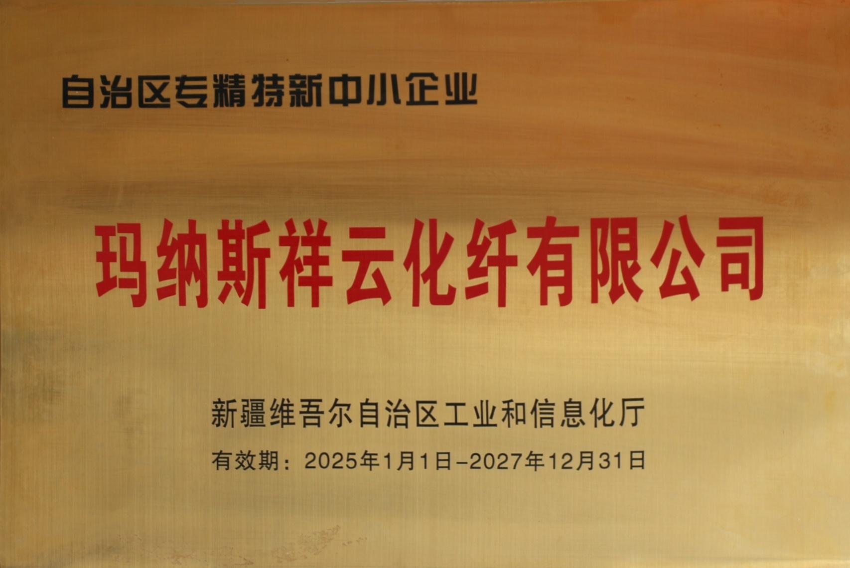 Specialized and innovative enterprise